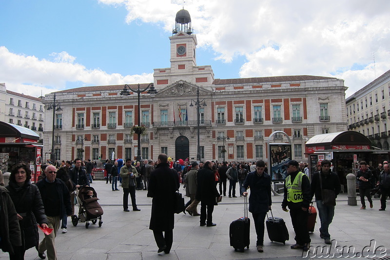 Plaza de la Puerta del Sol in Madrid, Spanien