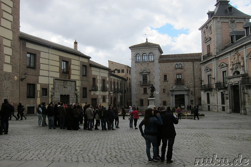 Plaza de la Villa in Madrid, Spanien