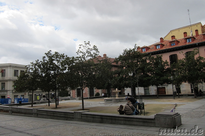 Plaza de los Carros in Madrid, Spanien