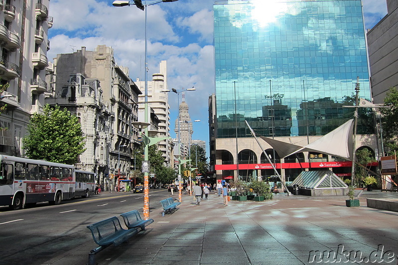 Plaza del Entrevero in Montevideo, Uruguay