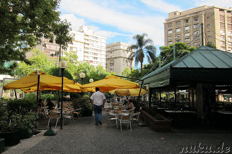 Plaza del Entrevero in Montevideo, Uruguay