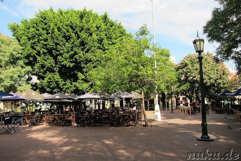 Plaza Dorrego in San Telmo, Buenos Aires, Argentinien