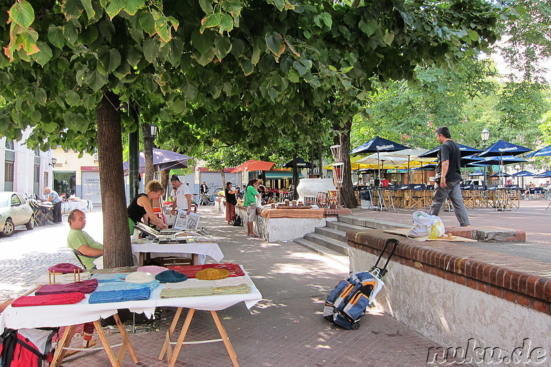 Plaza Dorrego in San Telmo, Buenos Aires, Argentinien