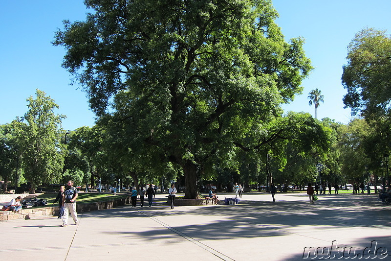 Plaza Independencia in Mendoza, Argentinien