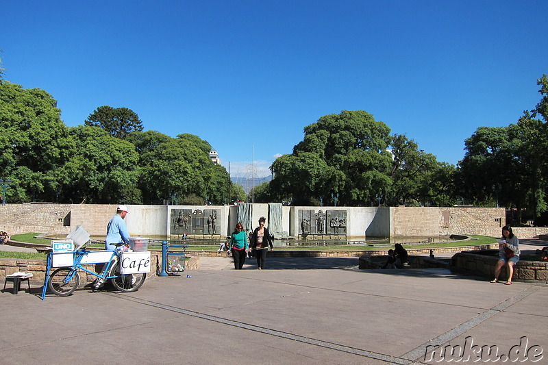 Plaza Independencia in Mendoza, Argentinien