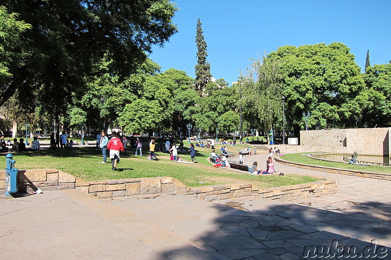 Plaza Independencia in Mendoza, Argentinien