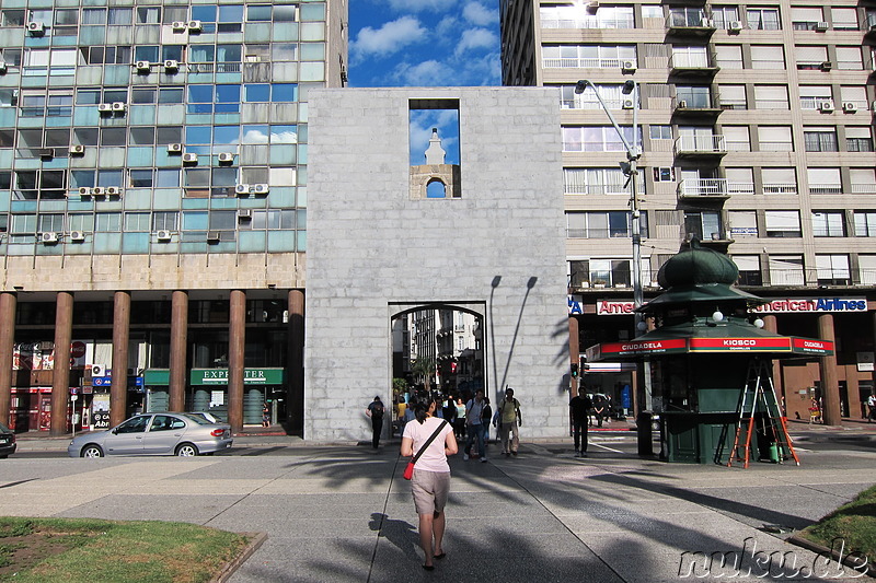 Plaza Independencia in Montevideo, Uruguay