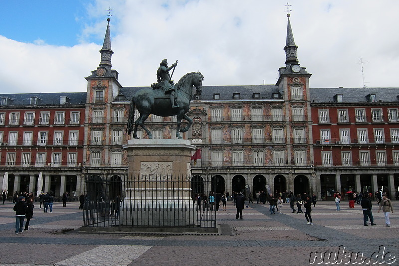 Plaza Mayor in Madrid, Spanien