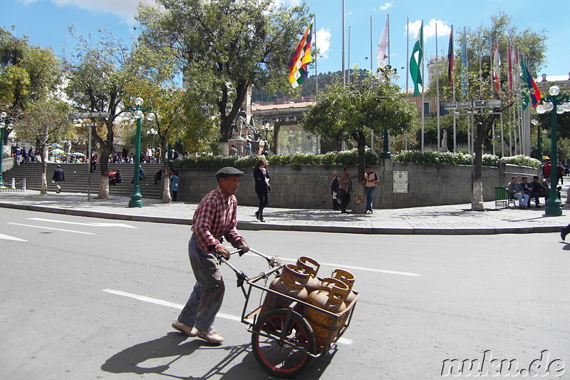 Plaza Pedro D Murillo in La Paz, Bolivien