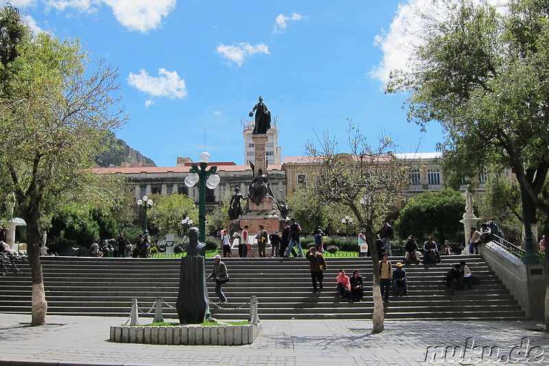 Plaza Pedro D Murillo in La Paz, Bolivien