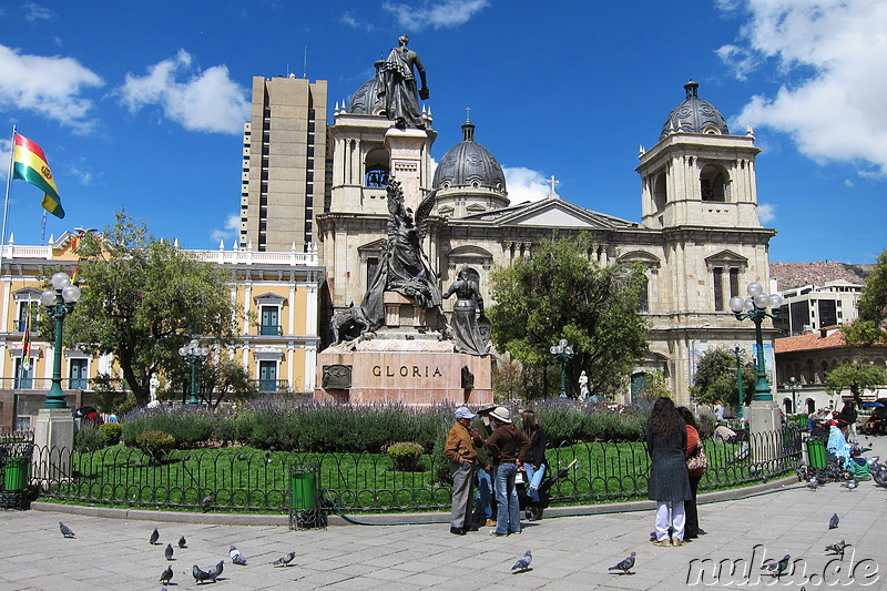 Plaza Pedro D Murillo in La Paz, Bolivien