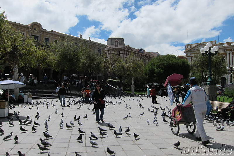 Plaza Pedro D Murillo in La Paz, Bolivien