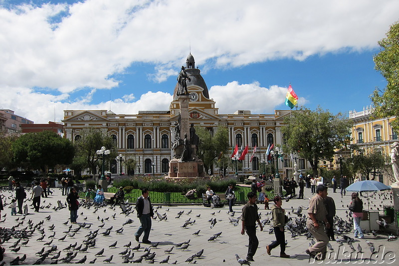 Plaza Pedro D Murillo in La Paz, Bolivien