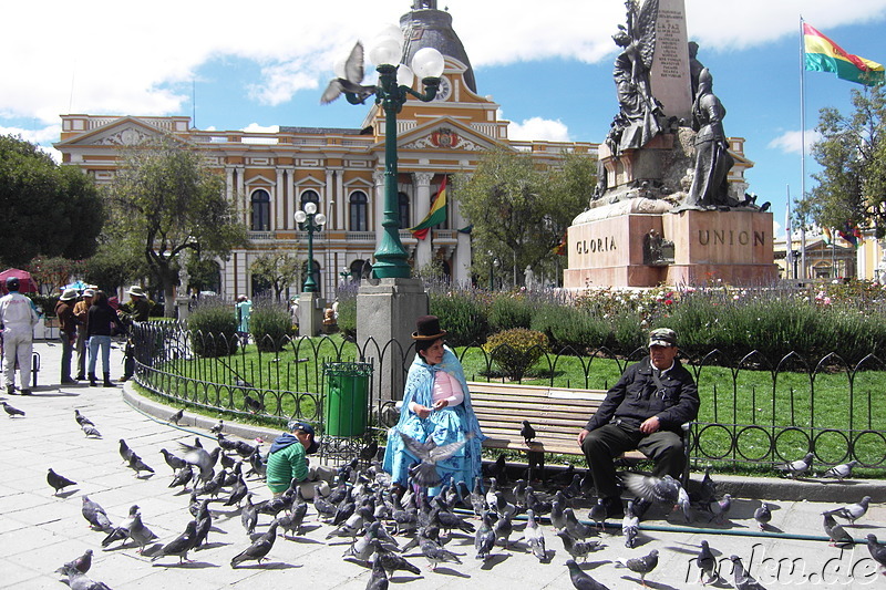 Plaza Pedro D Murillo in La Paz, Bolivien