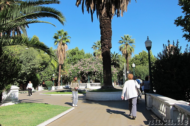 Plaza Pellegrini in Mendoza, Argentinien