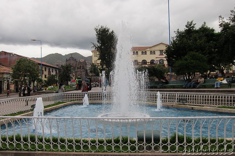 Plaza San Francisco in Cusco, Peru