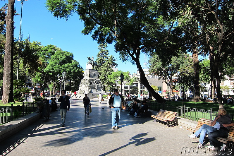 Plaza San Martin in Cordoba, Argentinien