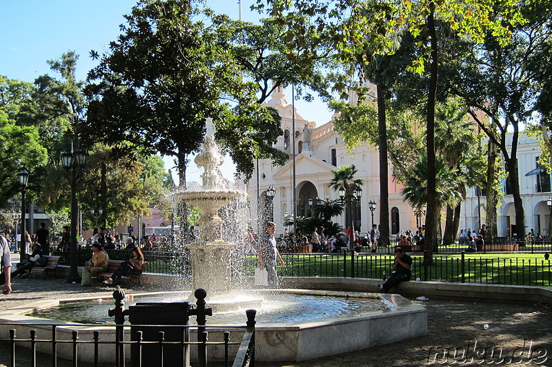 Plaza San Martin in Cordoba, Argentinien