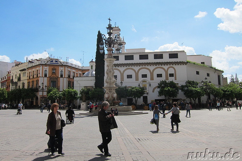 Plaza Virgen de los Reyes in Sevilla, Spanien