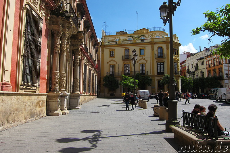 Plaza Virgen de los Reyes in Sevilla, Spanien