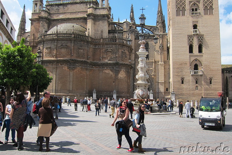 Plaza Virgen de los Reyes in Sevilla, Spanien