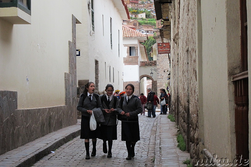 Plazoleta de las Nazarenas in Cusco, Peru