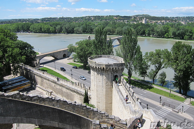 Pont St-Benezet - Pont d'Avignon - Brücke von Avignon, Frankreich