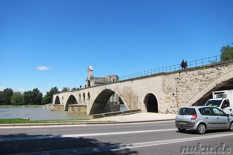 Pont St-Benezet - Pont d'Avignon - Brücke von Avignon, Frankreich