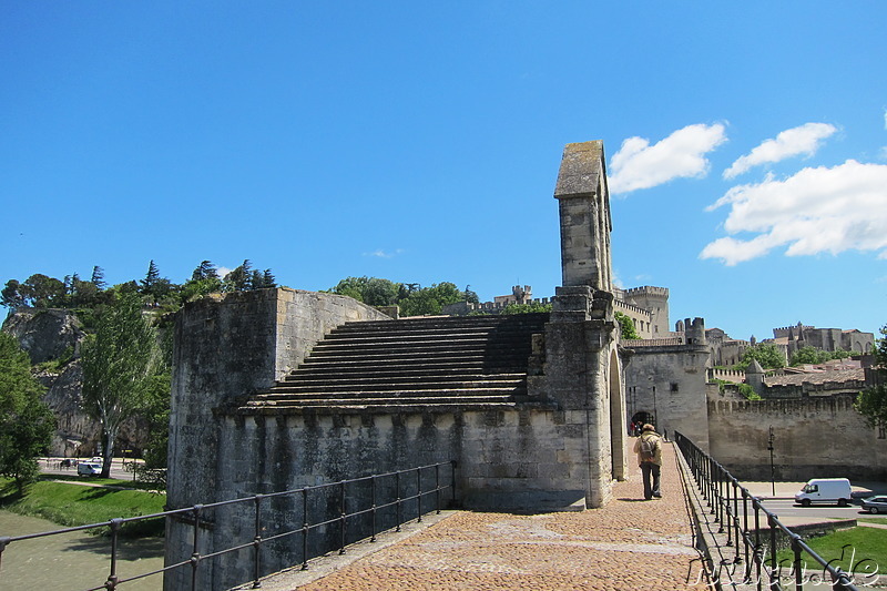 Pont St-Benezet - Pont d'Avignon - Brücke von Avignon, Frankreich