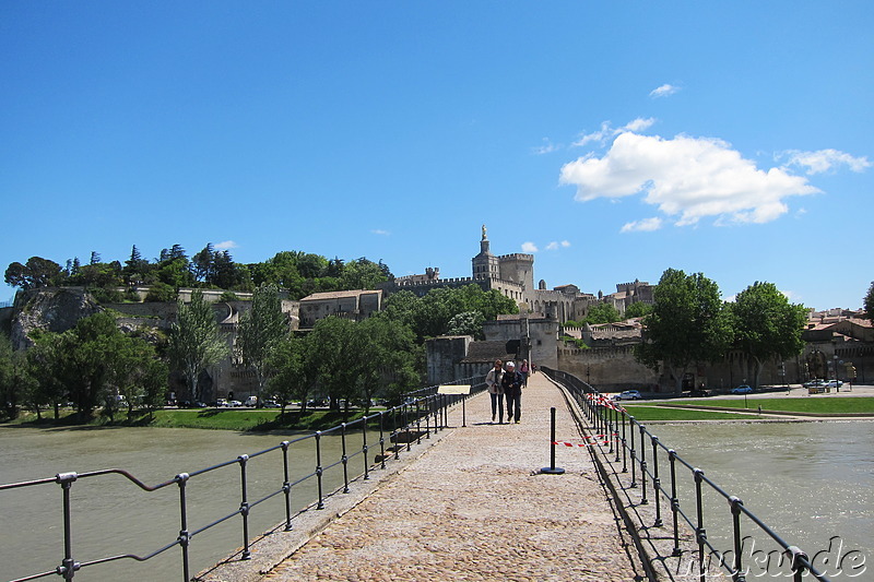 Pont St-Benezet - Pont d'Avignon - Brücke von Avignon, Frankreich