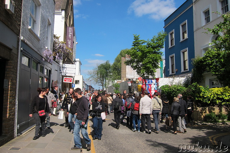 Portobello Road Market in London, England