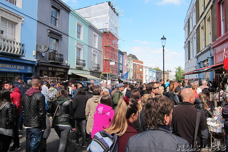 Portobello Road Market in London, England