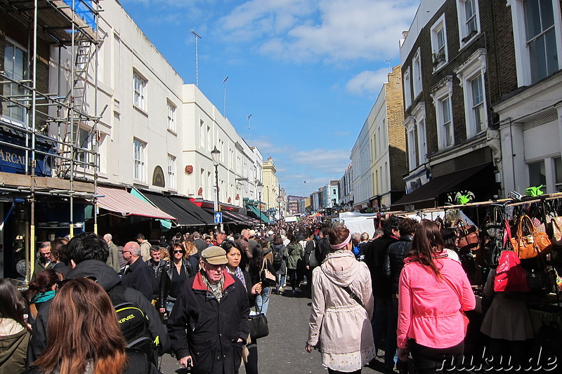 Portobello Road Market in London, England