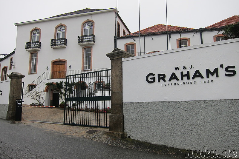 Portwein-Kellerei Graham's in Vila Nova de Gaia, Portugal