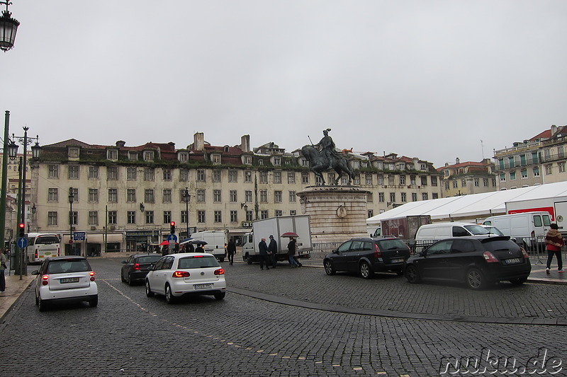 Praca da Figueira in Lissabon, Portugal