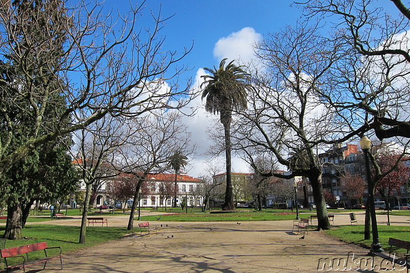 Praca da Republica in Porto, Portugal