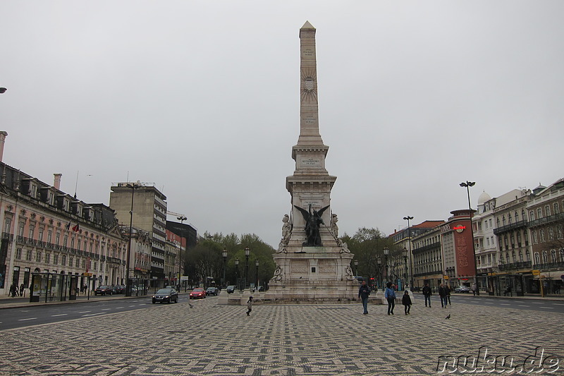 Praca dos Restauratores in Lissabon, Portugal