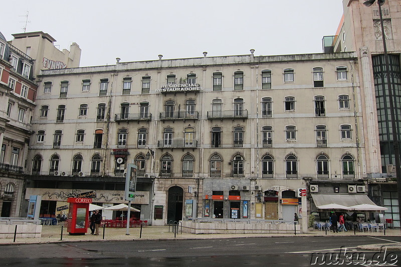 Praca dos Restauratores in Lissabon, Portugal