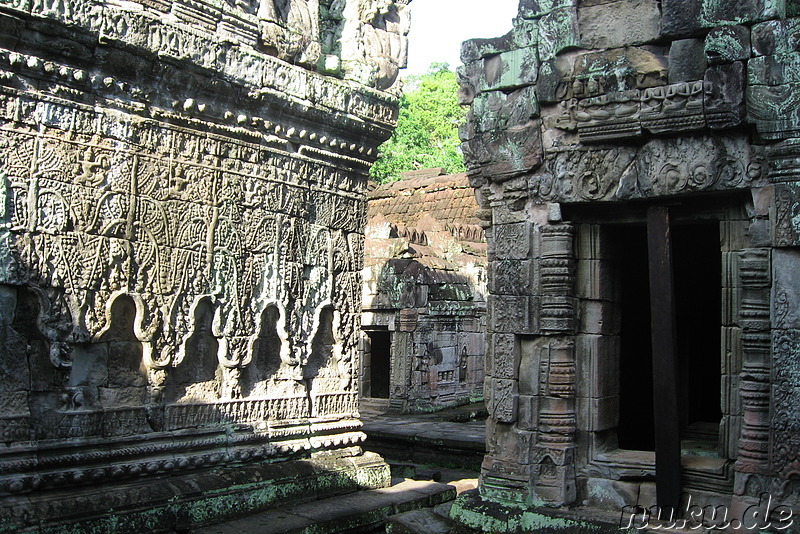 Preah Khan Tempel in Angkor, Kambodscha