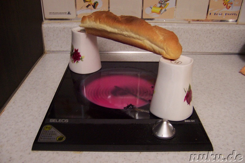 Provisorischer Toaster