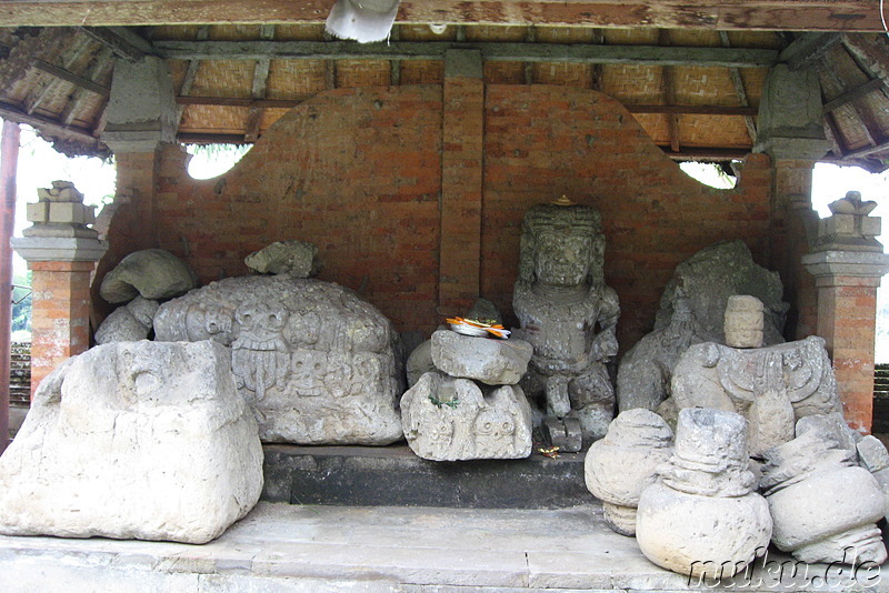 Pura Kebo Edan Tempel in Pejeng, Bali, Indonesien