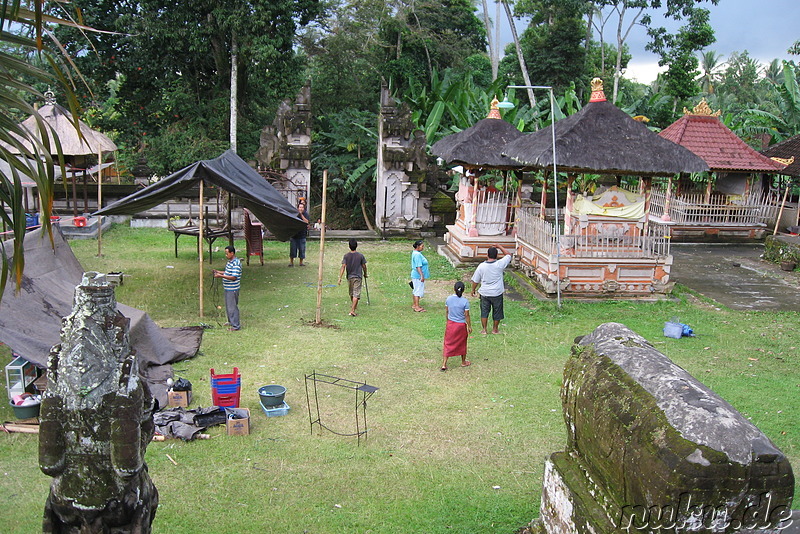 Pura Pusering Jagat Tempel in Pejeng, Bali, Indonesien