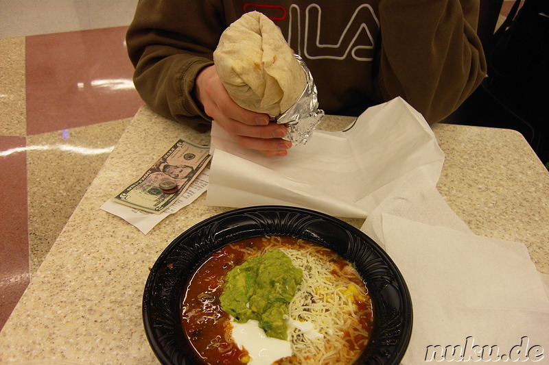 Qdoba Mexican Grill am Flughafen in Atlanta