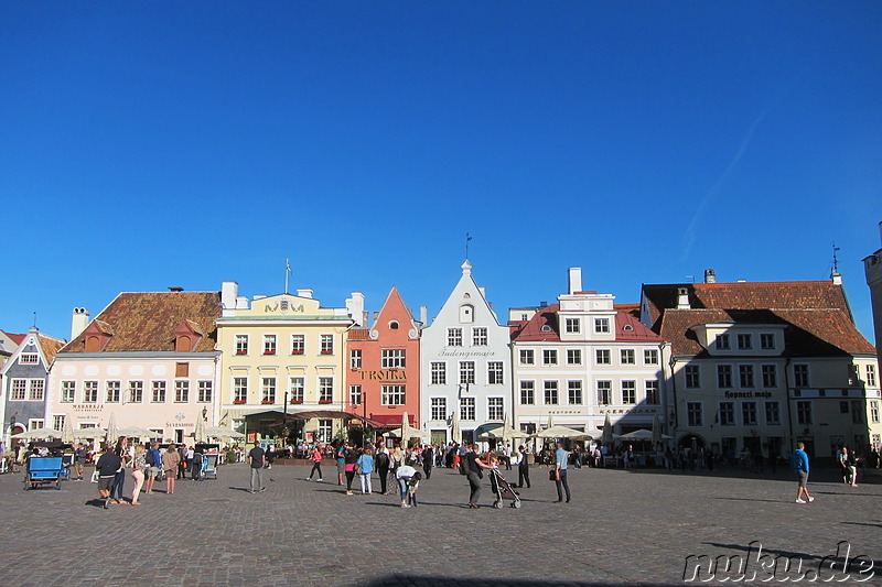 Raekpja Plats in Tallinn, Estland