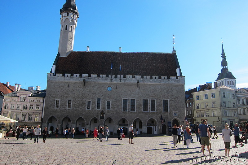 Rathaus am Raekpja Plats in Tallinn, Estland