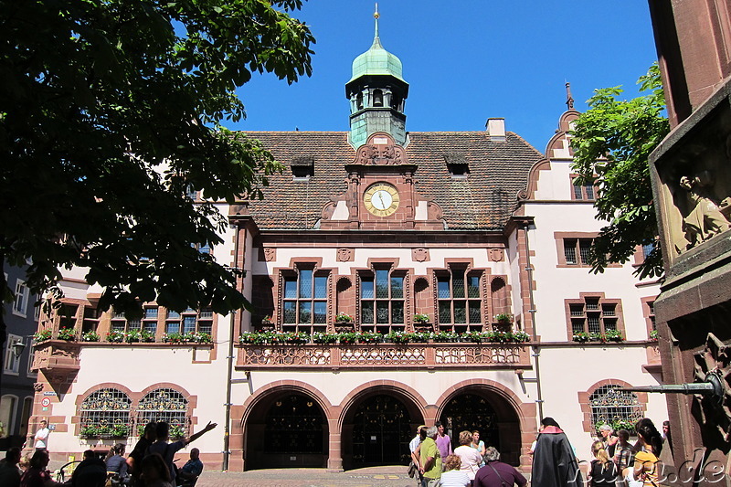 Rathausplatz in Freiburg im Breisgau, Baden-Württemberg