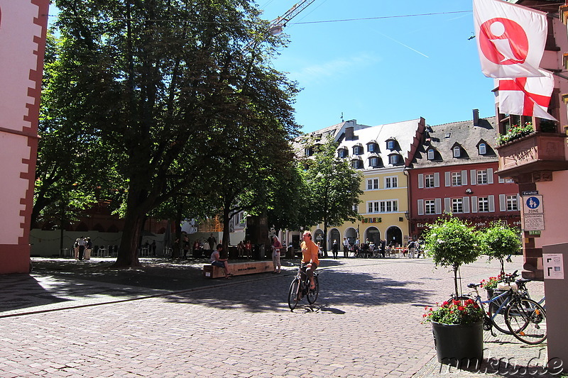 Rathausplatz in Freiburg im Breisgau, Baden-Württemberg