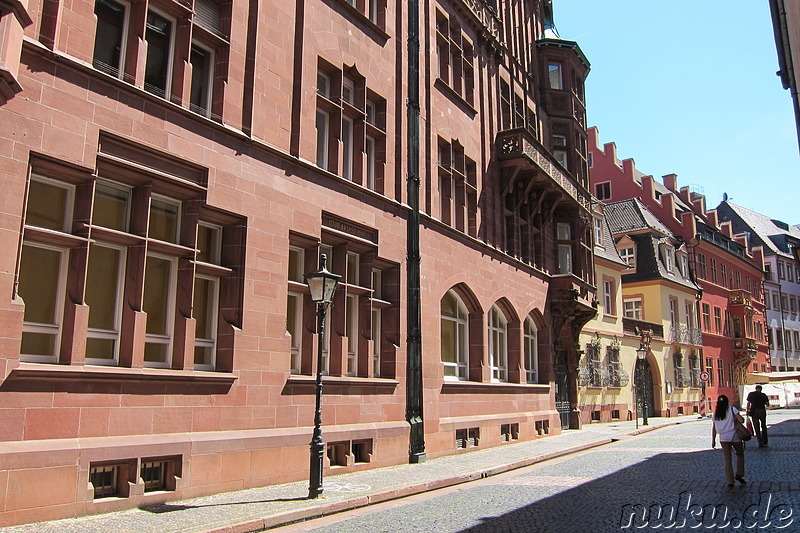 Rathausplatz in Freiburg im Breisgau, Baden-Württemberg