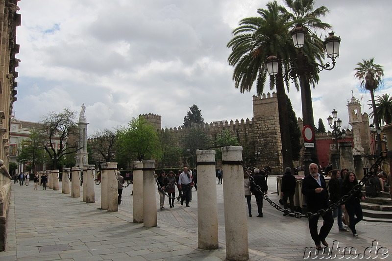 Reales Alcazares in Sevilla, Spanien