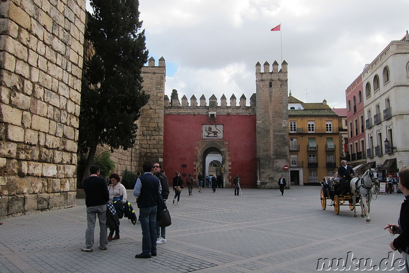 Reales Alcazares in Sevilla, Spanien